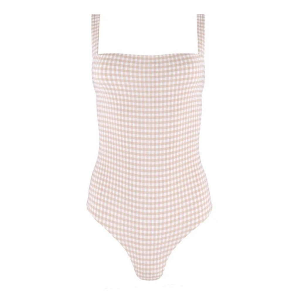 NWT Minnow Swim Women’s S Gingham One-Piece Swimsuit